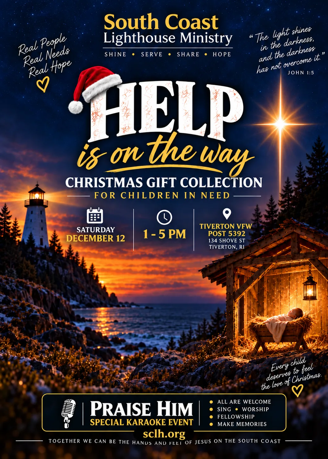 Help is on the way! Toy drive for families in need